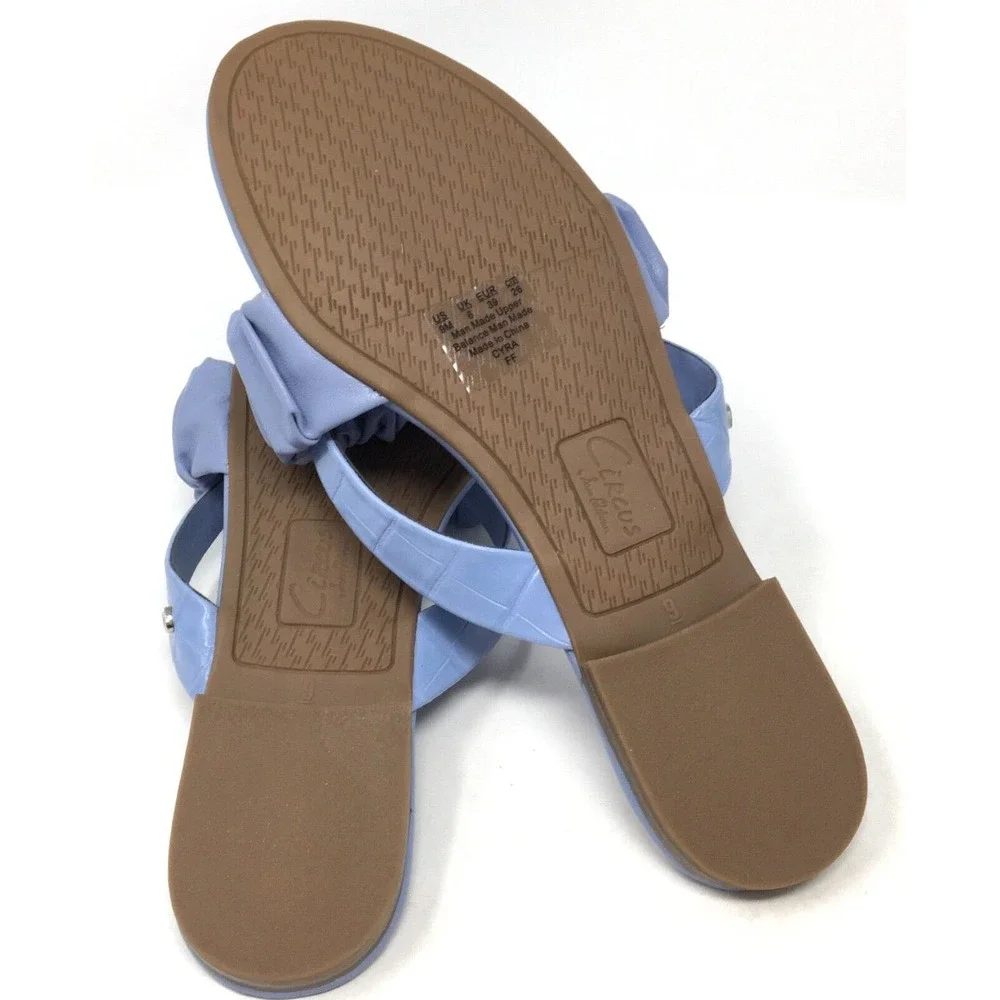 Circus by Sam Edelman Cyra Women's Size 9 Cashmere Blue Slip-On Flip-Flops Shoes - Picture 6 of 6